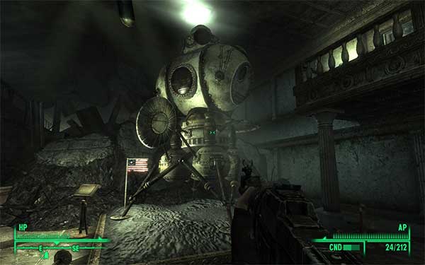 мемориал первому космонавту в Fallout