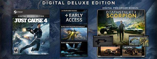 Бонусы Digital Deluxe Edition для игры Just Cause 4
